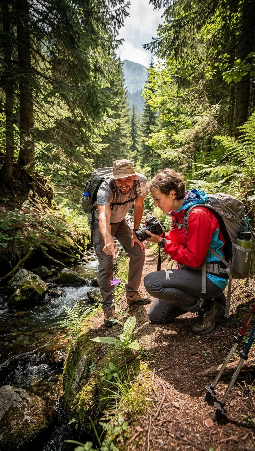 An aerial view of a charming, lesser-known castle perched atop a hill, overlooking a peaceful countryside.