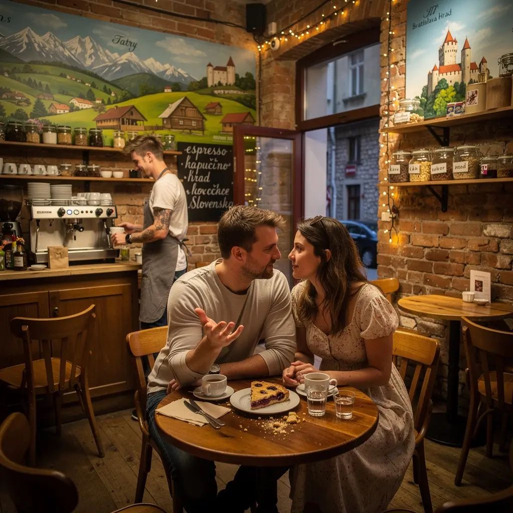 A traditional Slovak cottage with a thatched roof, surrounded by blooming wildflowers in a rural setting.